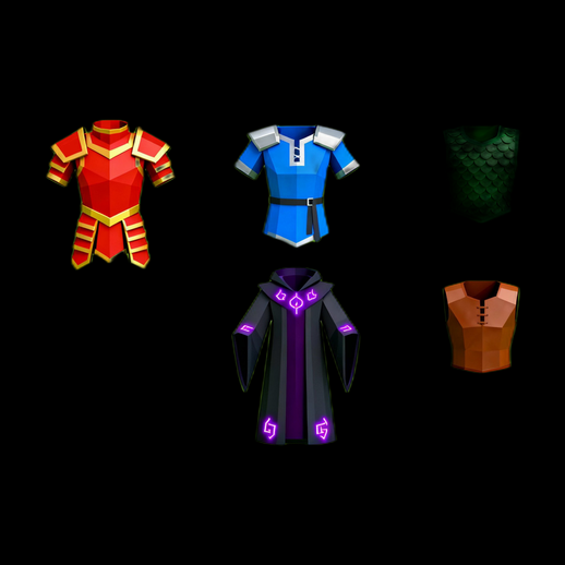 Pack armures et tenues fantasy 3D gratuit