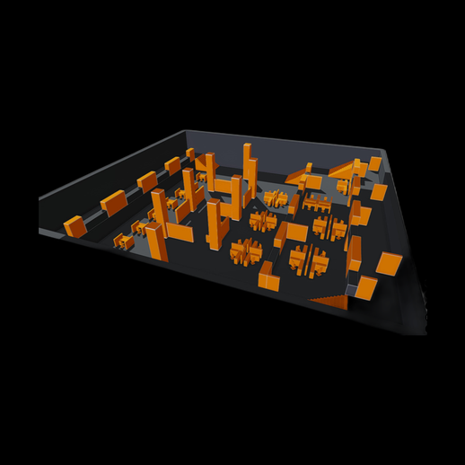 Modele 3D gratuit niveau de jeu low poly