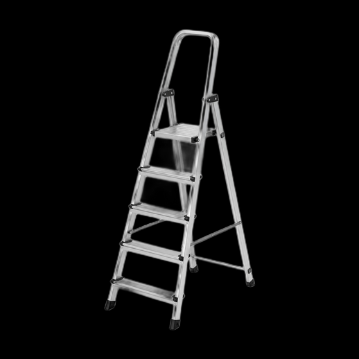 Escabeau pliant aluminium 3D gratuit realiste - modele 3D gratuit