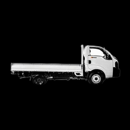 Camionnette plateau 3D gratuit utilitaire blanc
