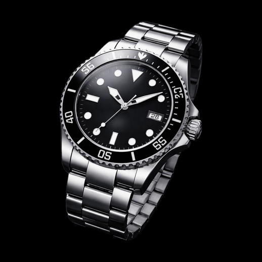 Montre plongee acier 3D gratuit realiste