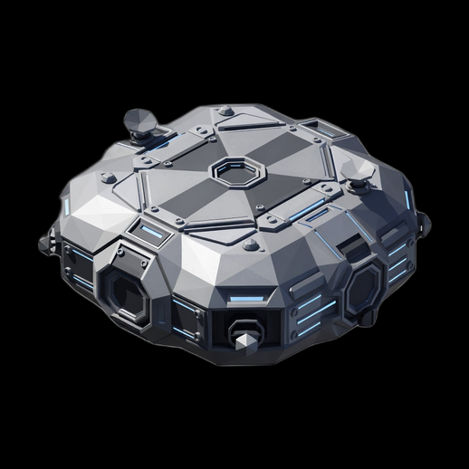 Mine futuriste 3D gratuit dispositif sci-fi