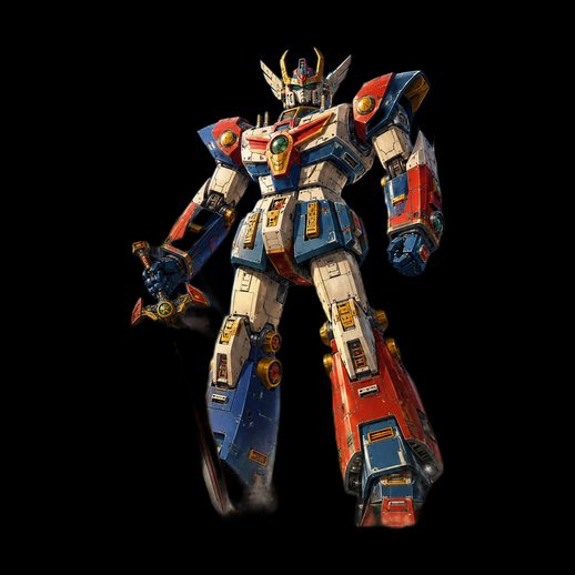Robot mecha 3D gratuit multicolore armee - modele 3D gratuit