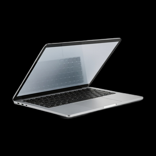 Ordinateur portable 3D gratuit moderne argent