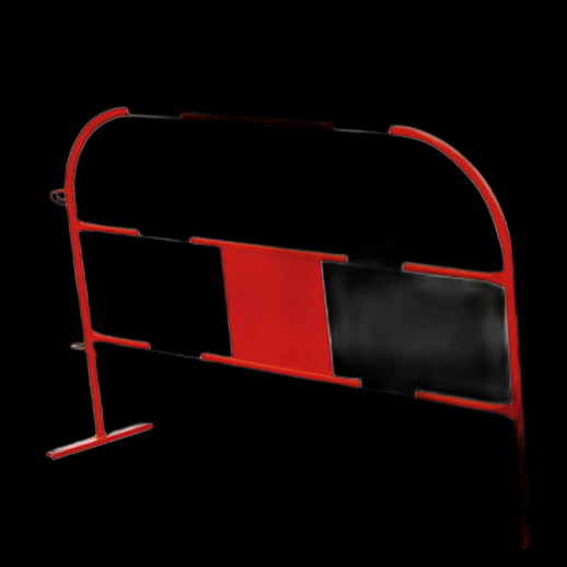 Barriere de securite chantier 3D gratuit metal
