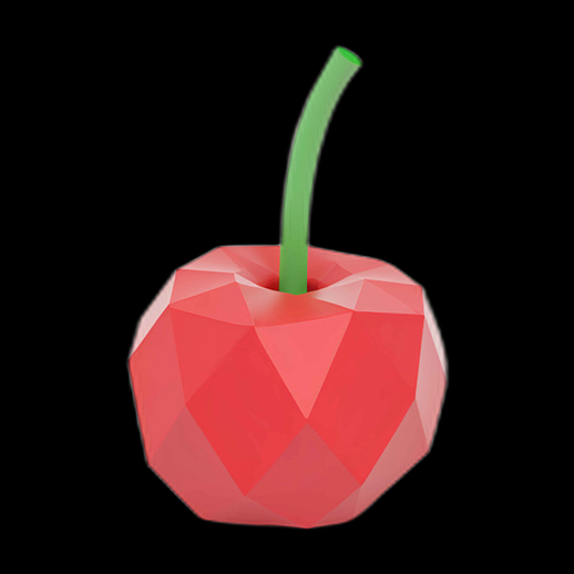 Cerise 3D Low Poly
