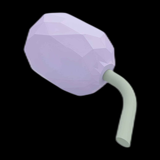 Fleur de tulipe stylisée 3D