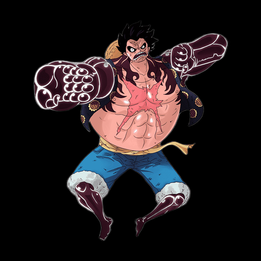 Personnage anime combattant 3D gratuit style pirate