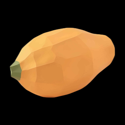Papaye stylisée 3D