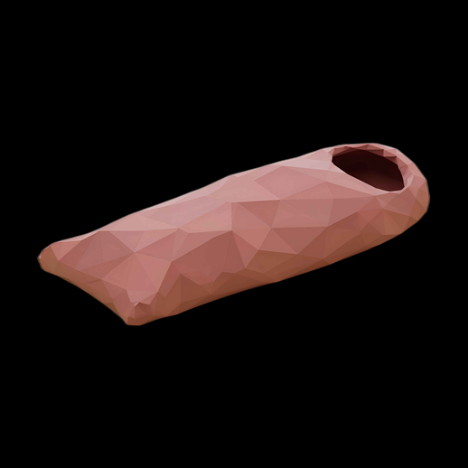 Sac de couchage Low Poly 3D