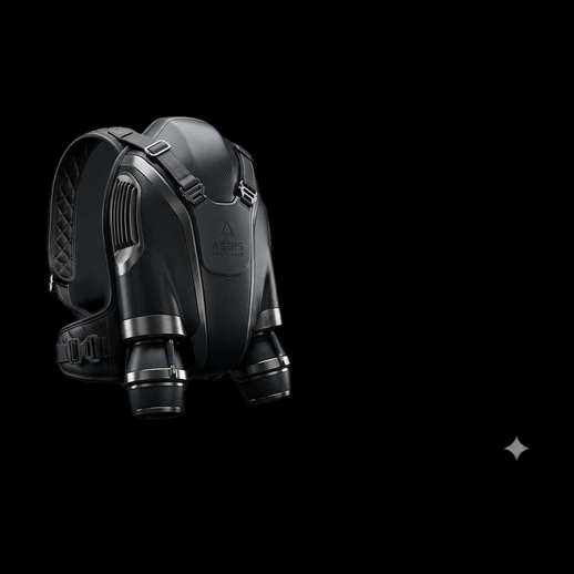 Sac a dos jetpack 3D gratuit futuriste