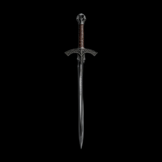 Epee fantasy elegante 3D gratuit style elfique