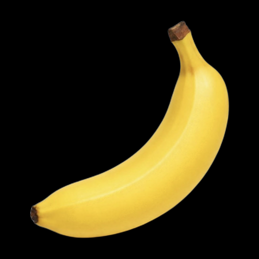 Banane jaune 3D gratuit réaliste à télécharger - modele 3D gratuit