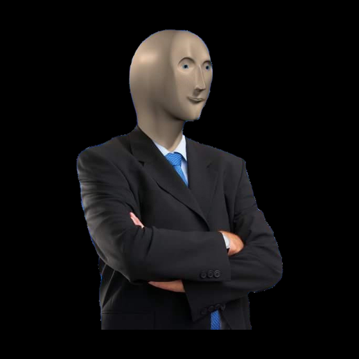 Meme Man en Costume - modele 3D gratuit
