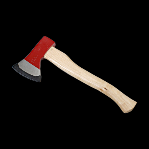 Hache 3D gratuit manche bois realiste