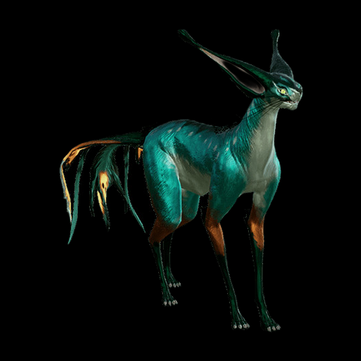 Creature fantastique cervide 3D gratuit stylise