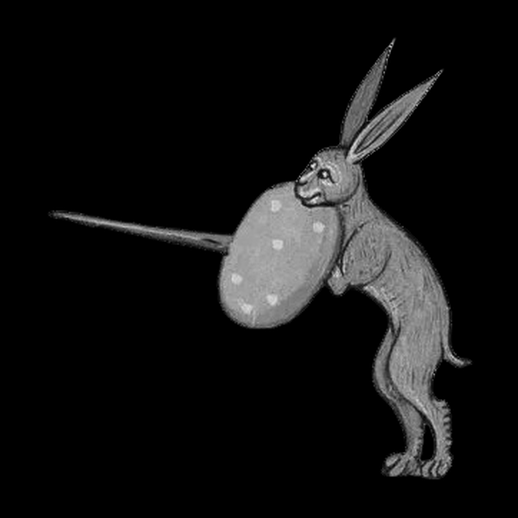 Lapin de Paques 3D gratuit avec oeuf - modele 3D gratuit