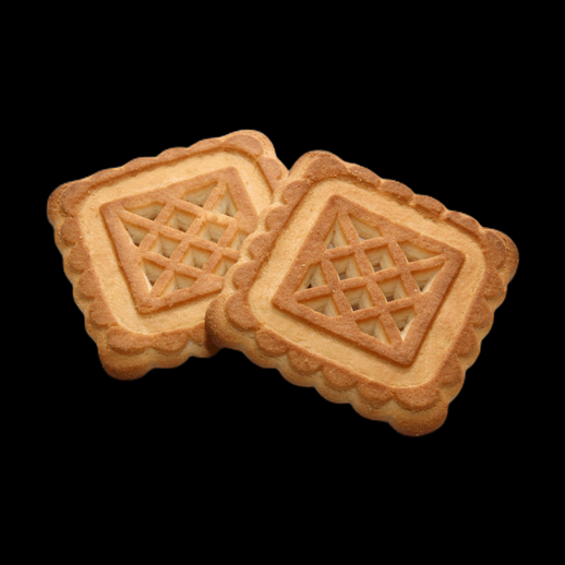 Biscuits sablés carrés 3D gratuit réalistes