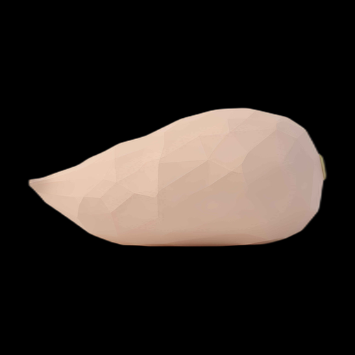 Courge butternut 3D stylisée