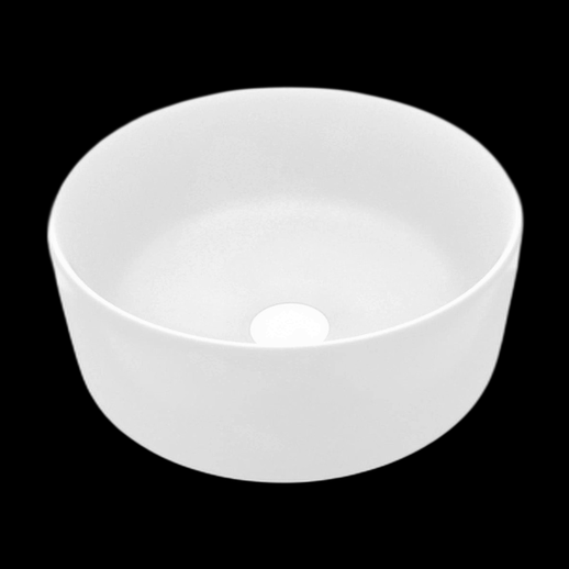 Lavabo rond moderne 3D gratuit blanc