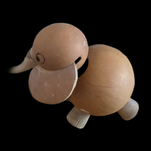Jouet canard en bois 3D gratuit - modele 3D gratuit