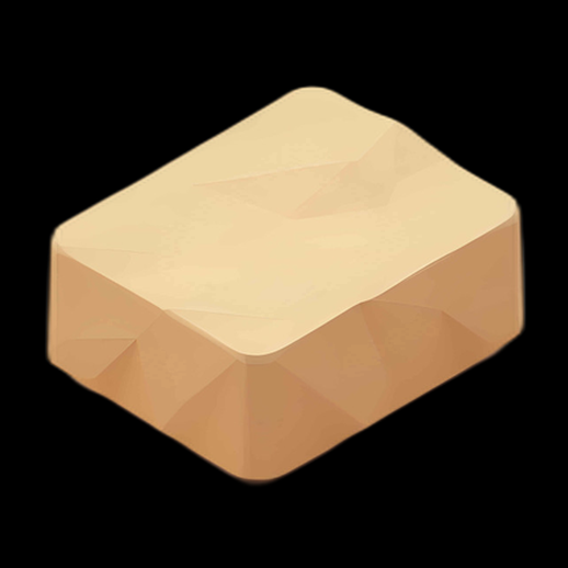 Asset 3D : Bloc de beurre