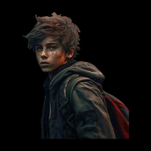 Personnage adolescent 3D gratuit avec sac a dos