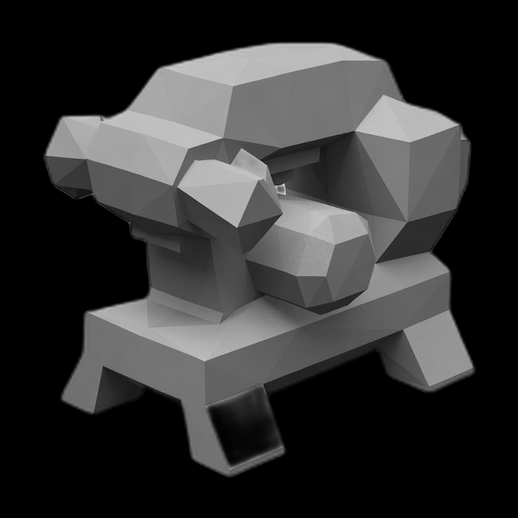 Mouton low poly 3D gratuit stylise