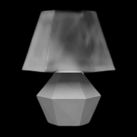 Lampe de table 3D gratuit design geometrique