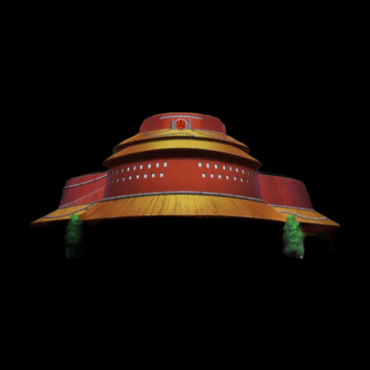 Bâtiment Hokage de Konoha en 3D