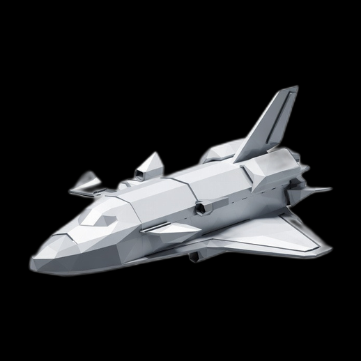 Avion de chasse low poly 3D gratuit
