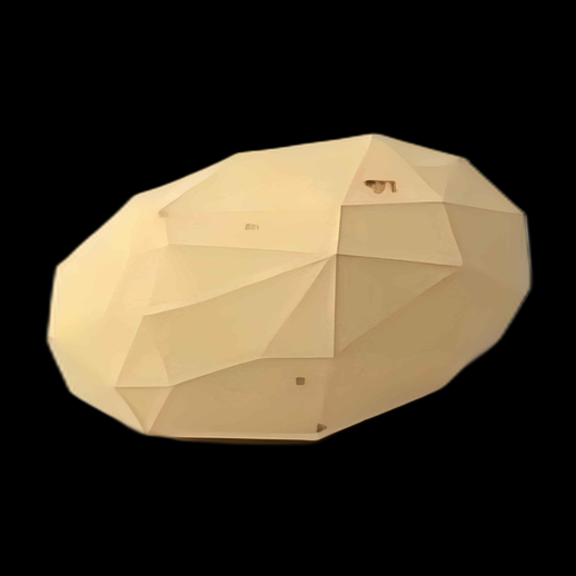 Pomme de terre 3D low-poly