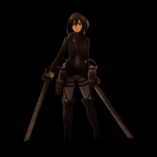 Personnage anime guerriere 3D gratuit double lames