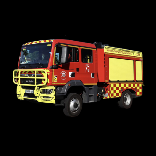 Camion de pompiers 3D gratuit realiste