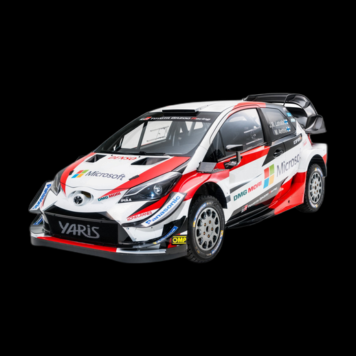 Voiture rallye Toyota Yaris 3D gratuit