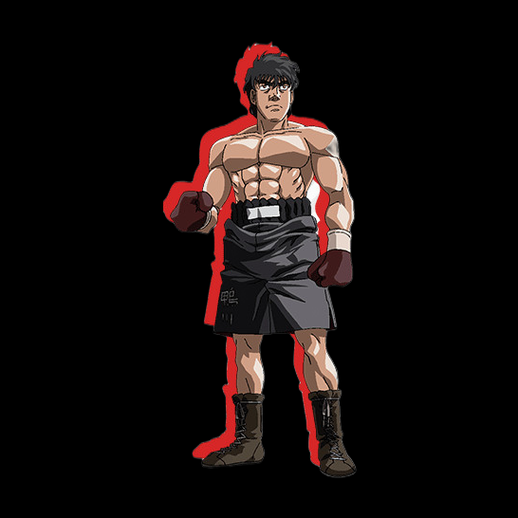 Boxeur anime 3D gratuit personnage combattant