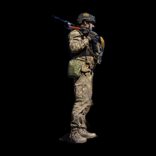 Soldat militaire 3D gratuit en tenue de combat - modele 3D gratuit