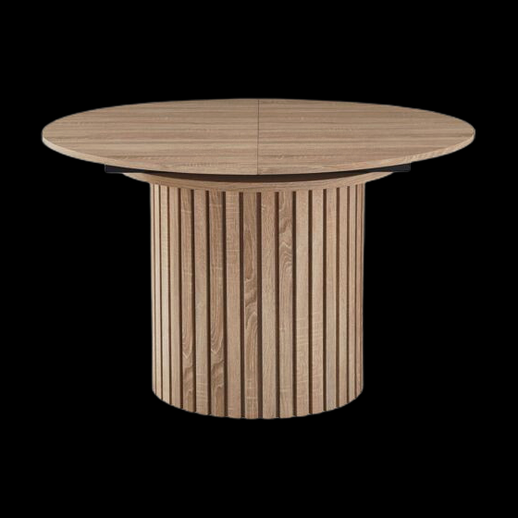 Table ronde bois design 3D gratuit moderne - modele 3D gratuit