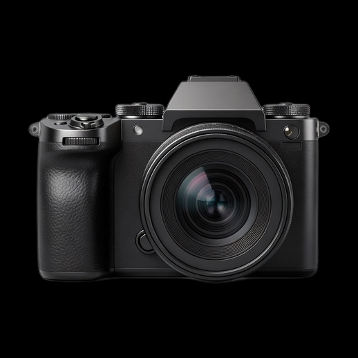 Appareil photo hybride 3D gratuit noir realiste