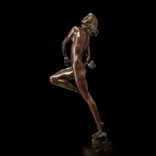 Statue femme nue 3D gratuit bronze artistique - modele 3D gratuit