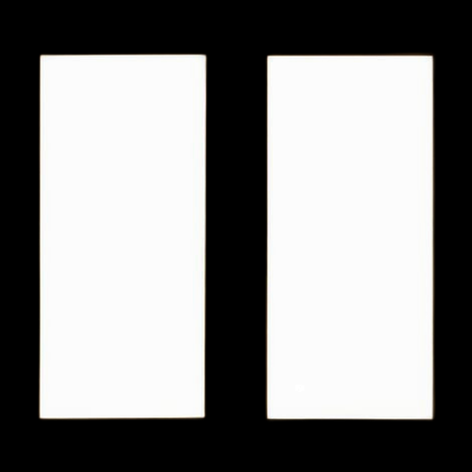 Panneaux rectangulaires 3D gratuit minimalistes blancs