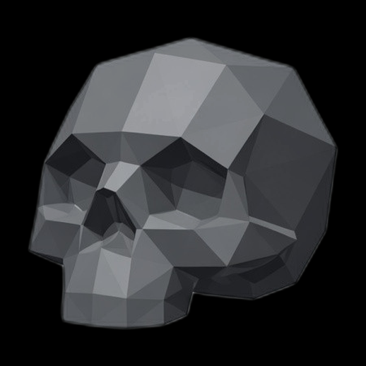Crane low poly 3D gratuit stylise