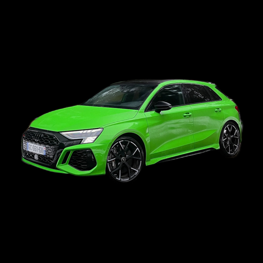 Audi RS3 Sportback 3D Model Lime